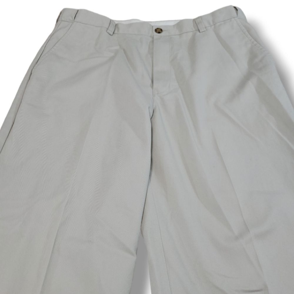 L.L. Bean Pants Size 35 W35"xL34" Mens L.L. Bean Comfort Waist Pants Chino Pants - Picture 4 of 8